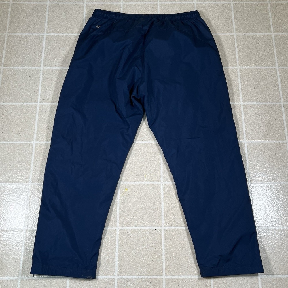 Adidas Vintage Y2K Track Suit Men's Size Sz L Nylon Windbreaker Navy Blue - Picture 13 of 16